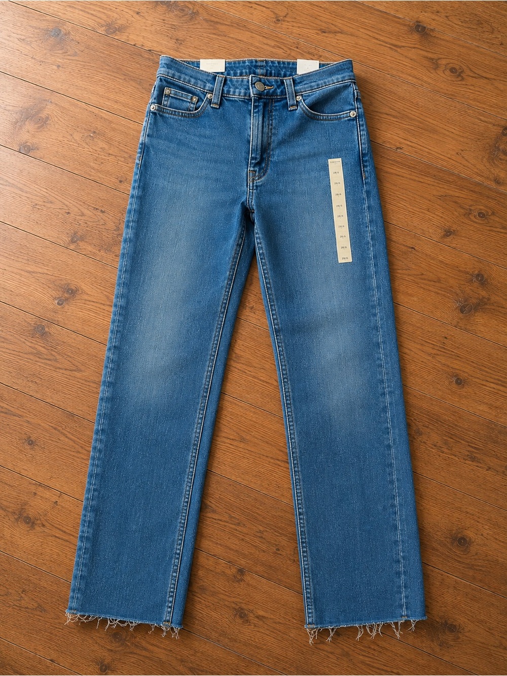 Banana Republic Medium Blue Straight-Leg Jeans